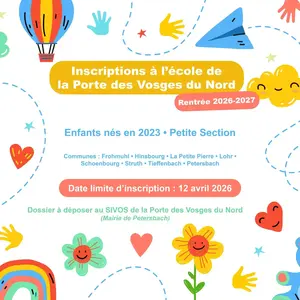 Inscriptions à l’école